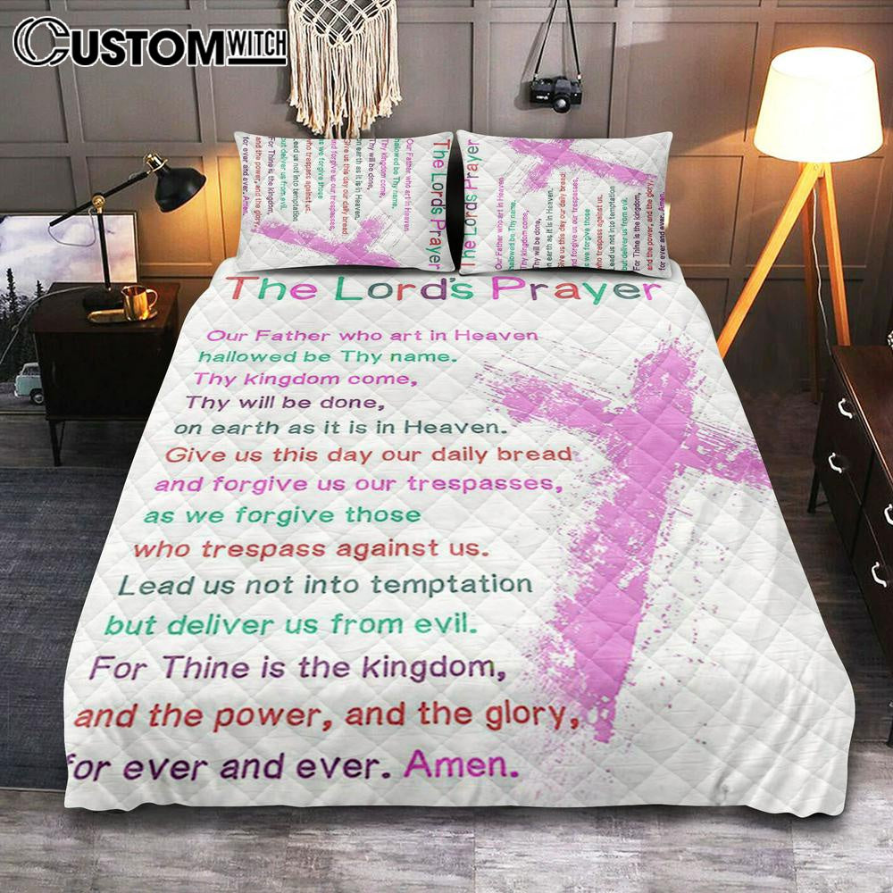 The Lords Prayer Bible Verse Bedroom – Christian Gifts For Toddler Or Baby Boys Bedroom – Christian Quilt Bedding Set Bedroom Decor The Lords Prayer Bible Verse Bedroom – Christian Gifts For Toddler Or Baby Boys Bedroom – Christian Quilt Bedding Set Bedroom Decor