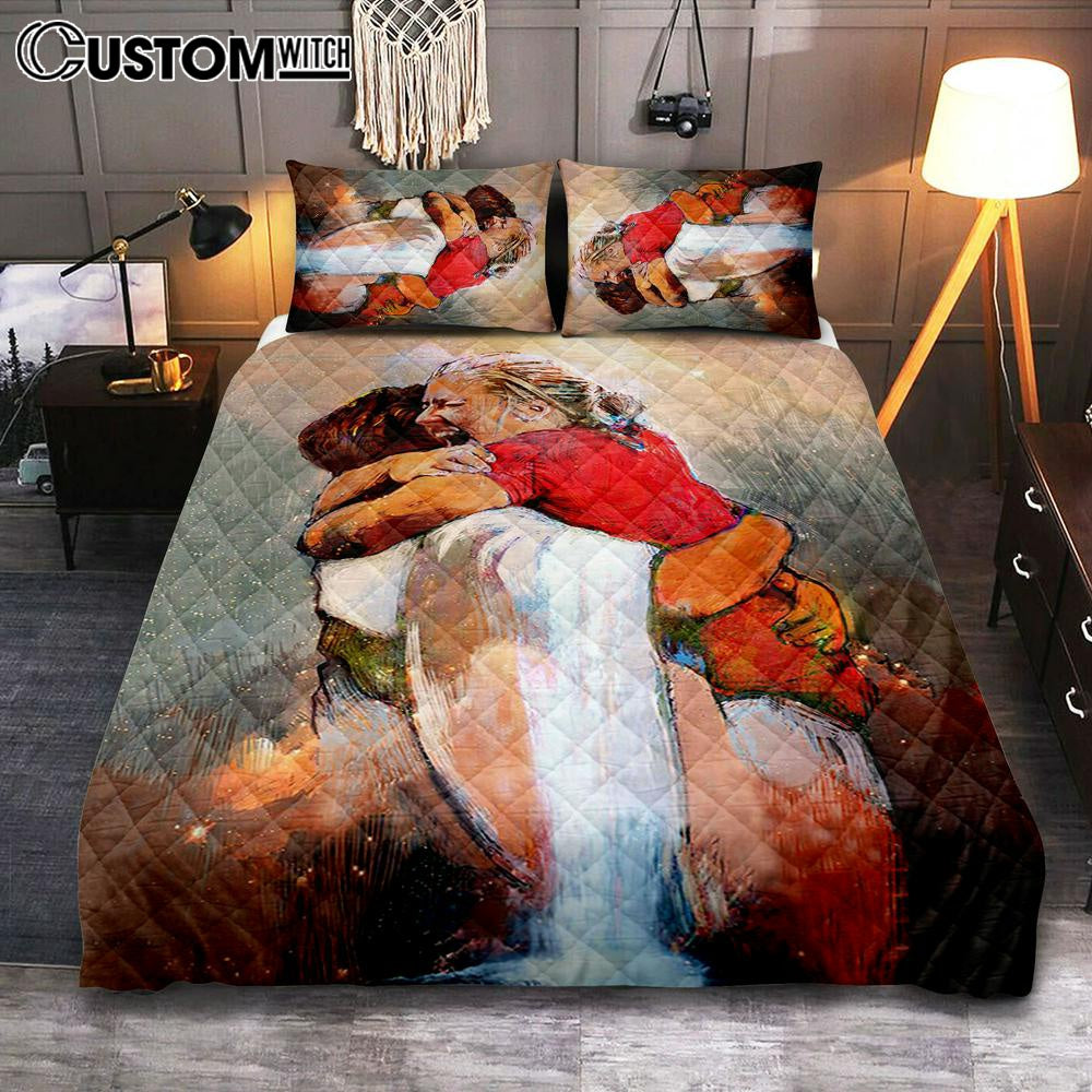The First Day In Heaven Quilt Bedding Set Bedroom – Jesus Hugs The Girl Quilt Bedding Set – Jesus Quilt Bedding Set Pictures – Christian Quilt Bedding Set Bedroom The First Day In Heaven Quilt Bedding Set Bedroom – Jesus Hugs The Girl Quilt Bedding Set – Jesus Quilt Bedding Set Pictures – Christian Quilt Bedding Set Bedroom