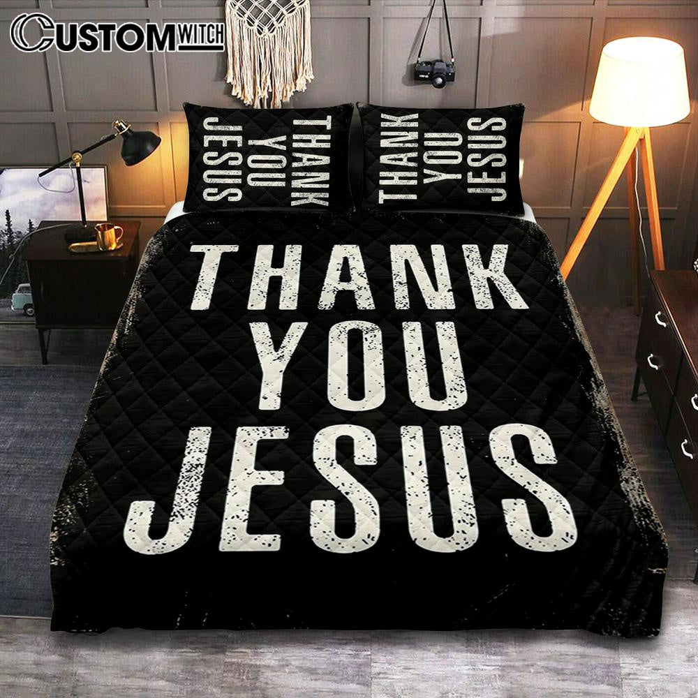Thank You Jesus Quilt Bedding Set Bedroom – Christian Quilt Bedding Set Bedroom Decor Thank You Jesus Quilt Bedding Set Bedroom – Christian Quilt Bedding Set Bedroom Decor