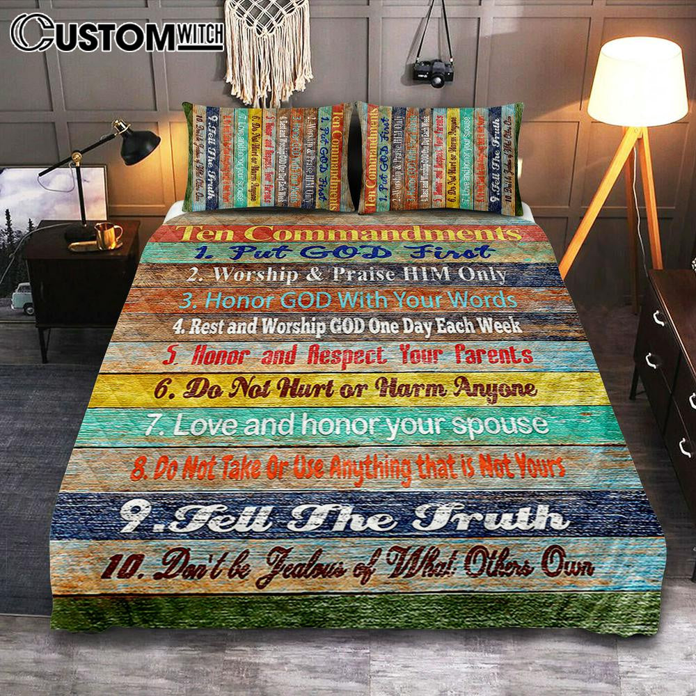 Ten Commandments Quilt Bedding Set Cover Twin Bedding Decor – Christian Quilt Bedding Set Bedroom Decor Ten Commandments Quilt Bedding Set Cover Twin Bedding Decor – Christian Quilt Bedding Set Bedroom Decor