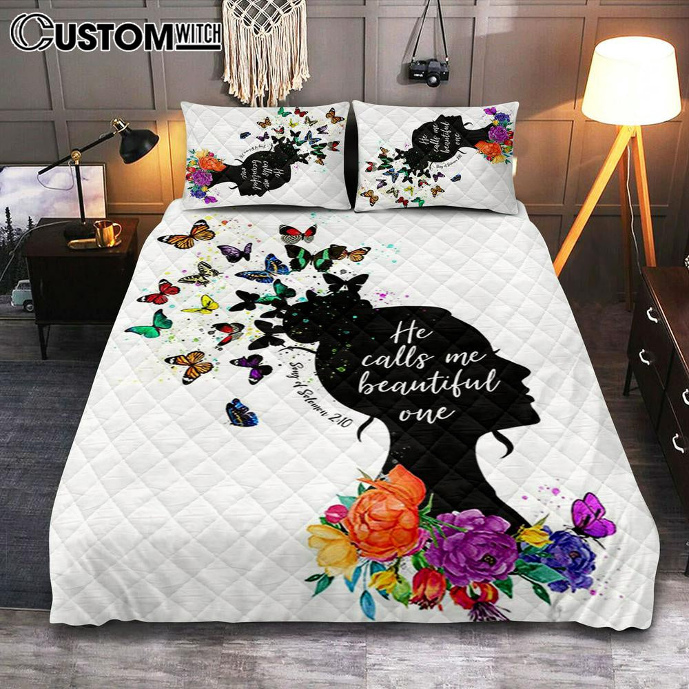 Song Of Solomon 2 10 Quilt Bedding Set – He Calls Me Beautiful One Bedroom – Christian Gifts For Women, Teens, Girls Song Of Solomon 2 10 Quilt Bedding Set – He Calls Me Beautiful One Bedroom – Christian Gifts For Women, Teens, Girls