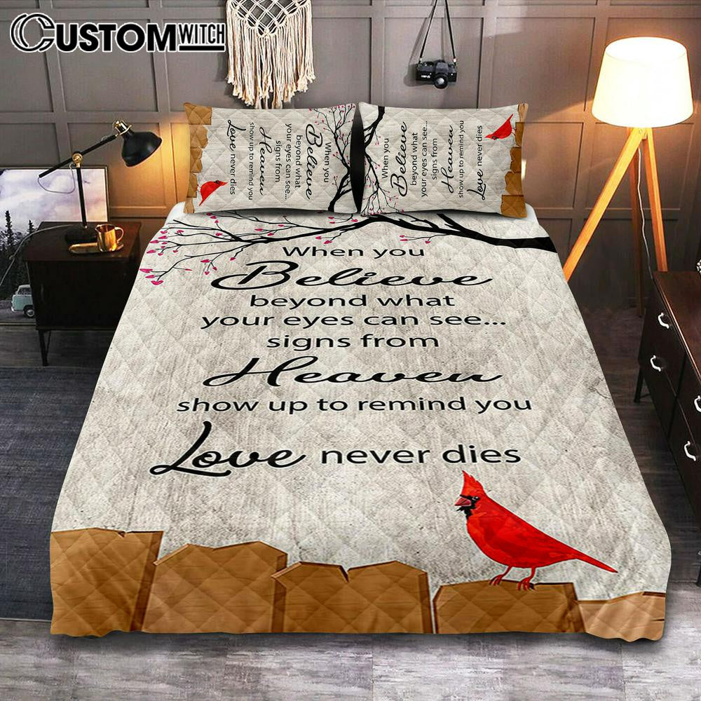 Signs From Heaven Remind You Love Never Dies Quilt Bedding Set Bedroom – Christian Quilt Bedding Set Bedroom Decor Signs From Heaven Remind You Love Never Dies Quilt Bedding Set Bedroom – Christian Quilt Bedding Set Bedroom Decor