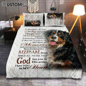 Mountain Dog I Thought Of You Today Quilt Bedding Set Bedroom – Christian Cover Twin Bedding Quilt Bedding Set – Religious Quilt Bedding Set Prints