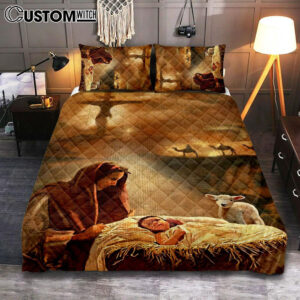 Maria And Jesus Quilt Bedding Set Bedroom – Jesus Quilt Bedding Set Pictures – Christian Quilt Bedding Set Bedroom