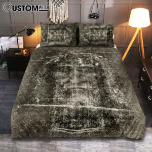 Jesus Cover Twin Bedding Decor – Jesus Christ Picture – Christian Cover Twin Bedding Decor For Pastor Priest – Christian Quilt Bedding Set Bedroom Decor