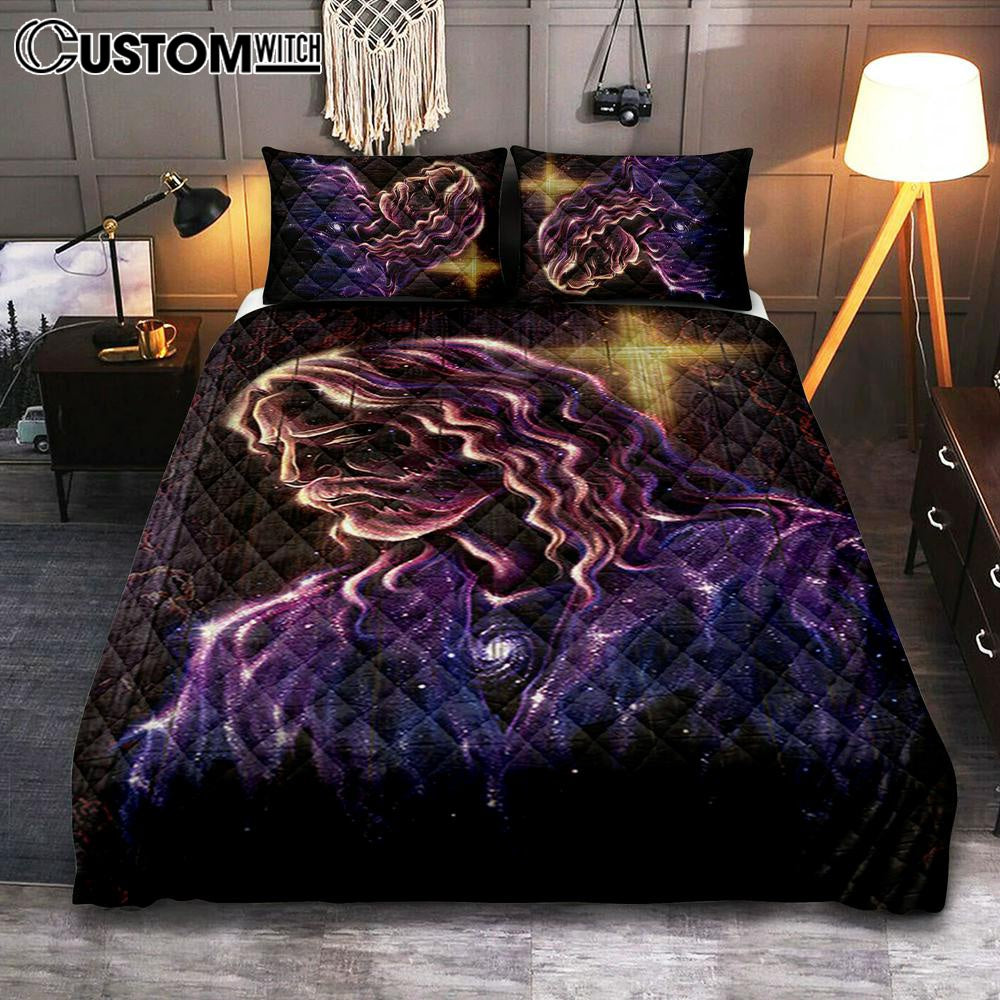 Jesus Christ The Redeemer Bedroom Quilt Bedding Set – Jesus Portrait Quilt Bedding Set Prints – Christian Bedroom Jesus Christ The Redeemer Bedroom Quilt Bedding Set – Jesus Portrait Quilt Bedding Set Prints – Christian Bedroom
