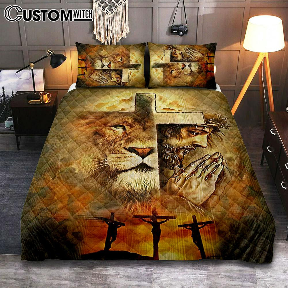 Jesus And Lion Quilt Bedding Set Bedroom – Jesus Quilt Bedding Set Pictures – Christian Quilt Bedding Set Bedroom