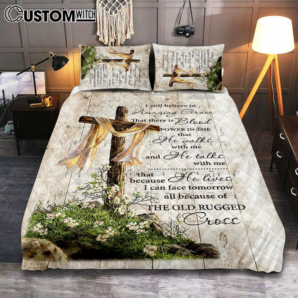 I Still Believe In Amazing Grace Song Lyrics Cross Jesus Quilt Bedding Set Bedroom – Christian Cover Twin Bedding Quilt Bedding Set – Religious Quilt Bedding Set Prints I Still Believe In Amazing Grace Song Lyrics Cross Jesus Quilt Bedding Set Bedroom – Christian Cover Twin Bedding Quilt Bedding Set – Religious Quilt Bedding Set Prints