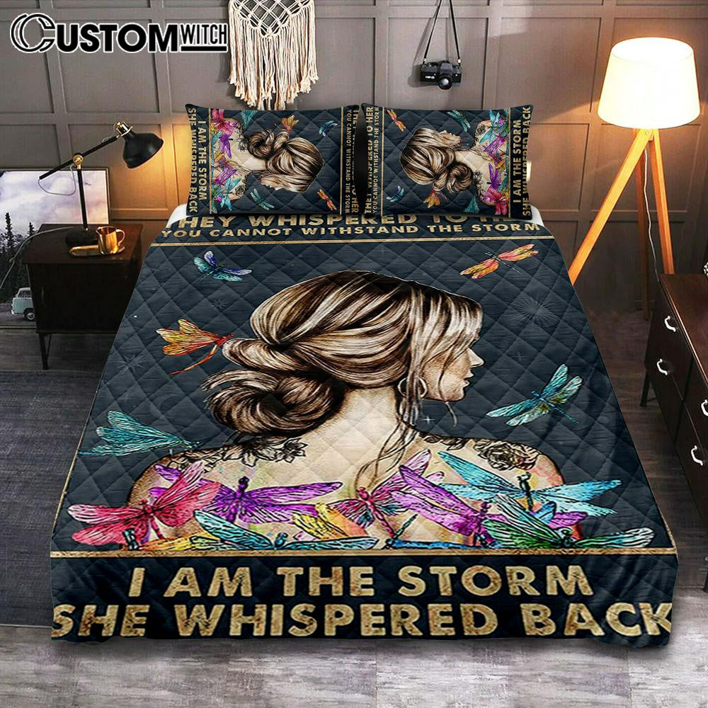 I Am The Storm Bedroom Quilt Bedding Set 3 – Gifts For Women
