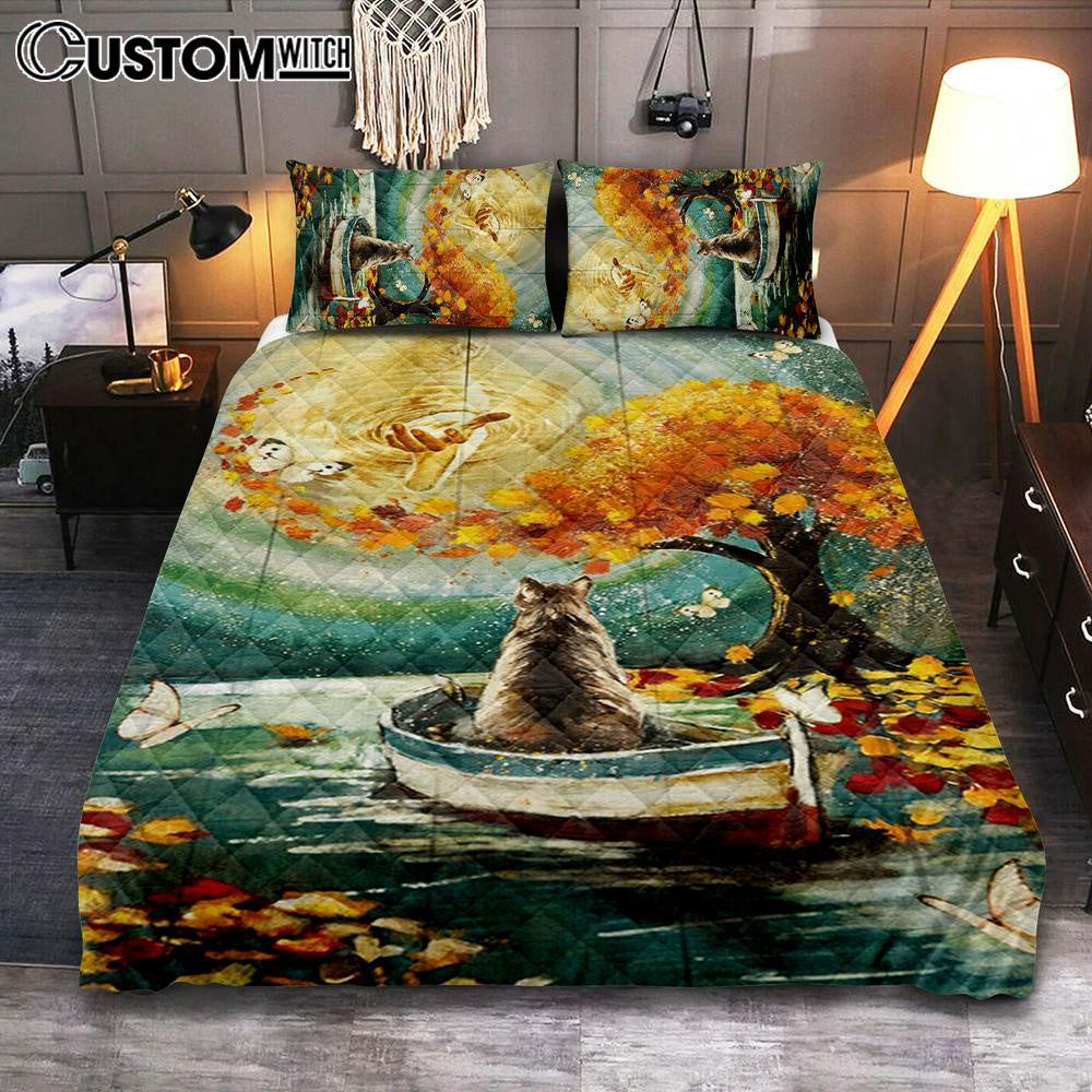 Hand Of God Fall Cat Boat Fall Tree Quilt Bedding Set Bedroom – Christian Bedroom Decor – Religious Quilt Bedding Set Prints Hand Of God Fall Cat Boat Fall Tree Quilt Bedding Set Bedroom – Christian Bedroom Decor – Religious Quilt Bedding Set Prints